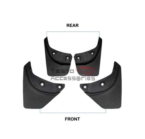 Tesla Model Y Car Mud Flaps (4PCs)