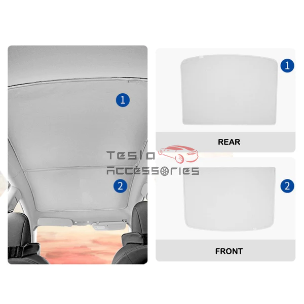 Best Tesla Model Y Glass Roof Sunshades